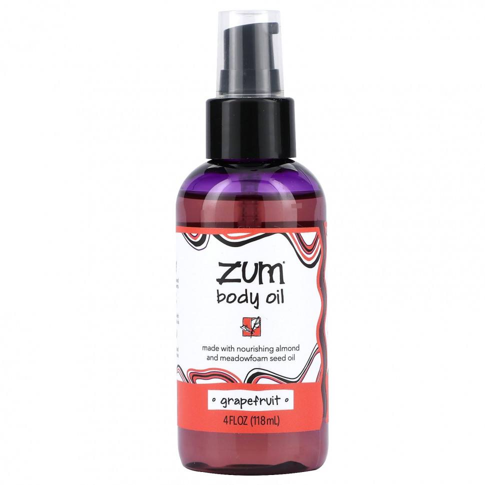 ������ ������ ZUM, Zum Body Oil, ���������, 118 �� (4 ����. �����)  IHerb (������) ����