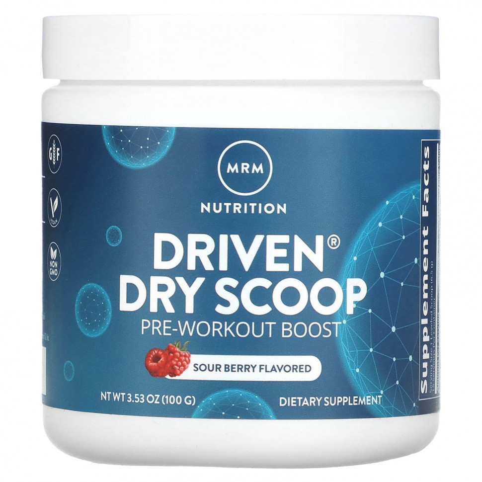 ������ ������ MRM Nutrition, Driven Dry Scoop, ����������������� �������, ������ �����, 100 � (3,53 �����)  IHerb (������) ����