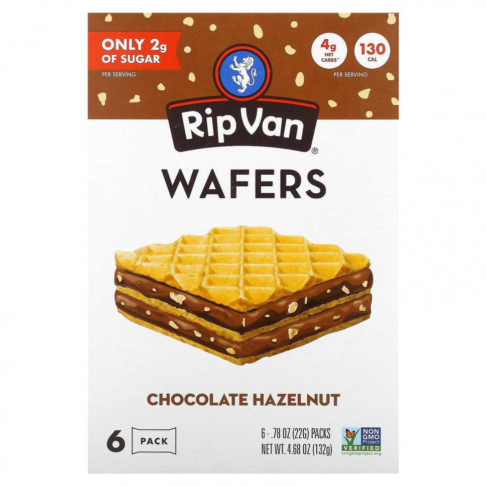 ������ ������ Rip Van Wafels, ������� � ��������, 6 ��������� �� 22 � (0,78 �����)  IHerb (������) ����