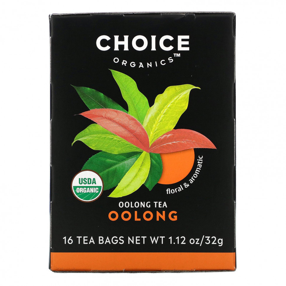 ������ ������ Choice Organic Teas, Oolong Tea, ����, 16 ������ ���������, 32 � (1,12 �����)  IHerb (������) ����