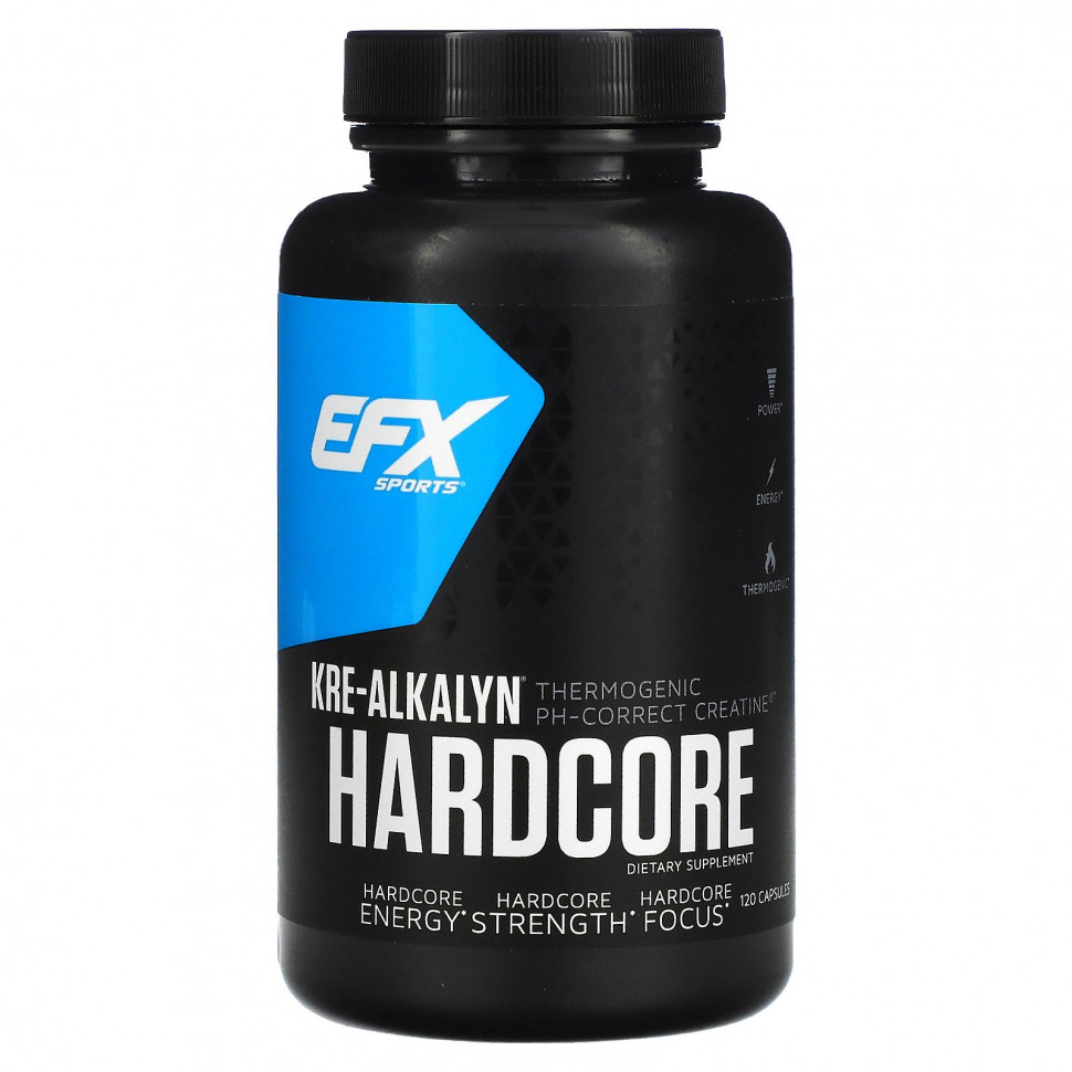  EFX Sports, Kre-Alkalyn Hardcore, 120     -     , -, 