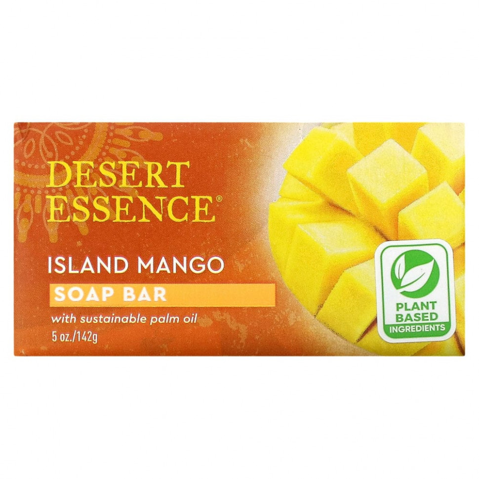  Desert Essence, Soap Bar, Island Mango, 142  (5 )    -     , -, 