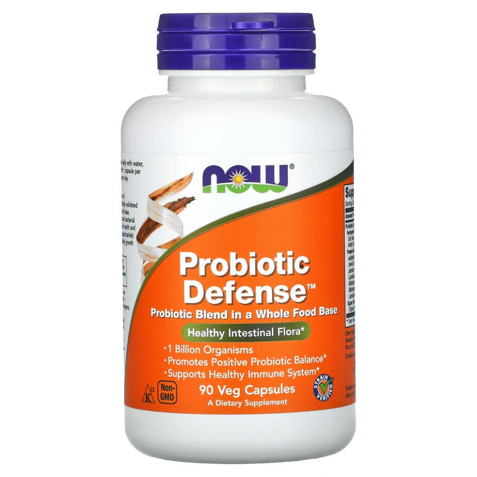  NOW Foods, Probiotic Defense, 90      -     , -, 