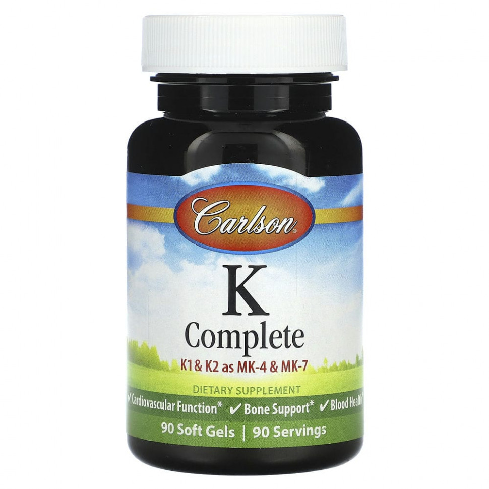 ������ ������ Carlson, K-Complete, 90 ������  IHerb (������) ����