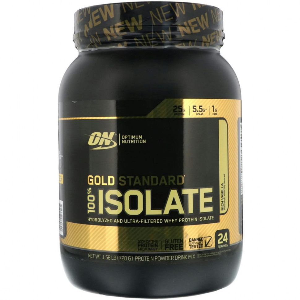  Optimum Nutrition, Gold Standard 100% Isolate,   , 720  (1,58 )    -     , -, 