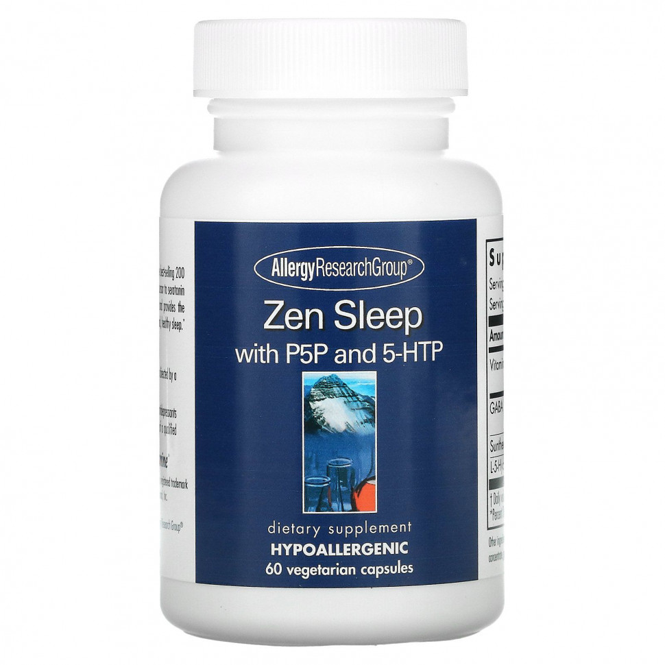  Allergy Research Group,  Zen Sleep  P5P  5-HTP, 60      -     , -, 