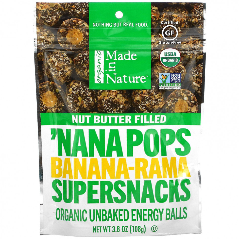  Made in Nature, Organic 'Nana Pops,     ,   , 108  (3,8 )    -     , -, 