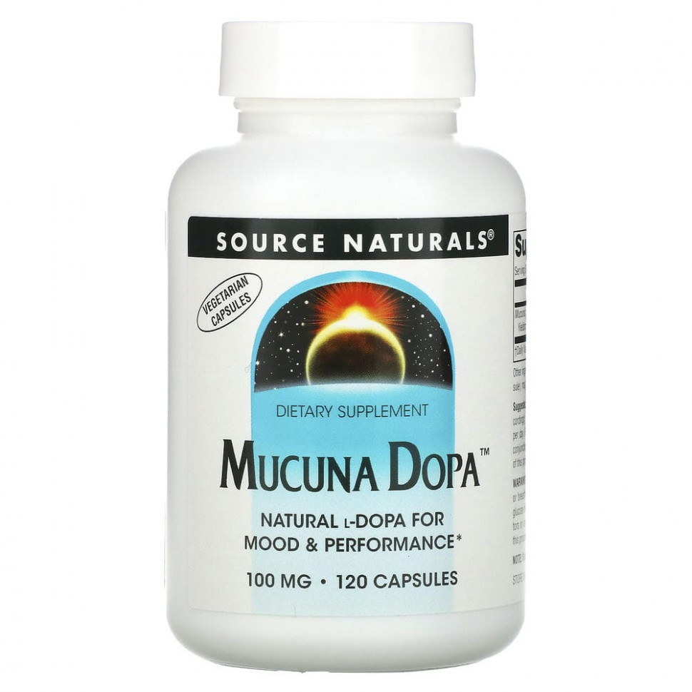 ������ ������ Source Naturals, Mucuna Dopa, 100 ��, 120 ������  IHerb (������) ����