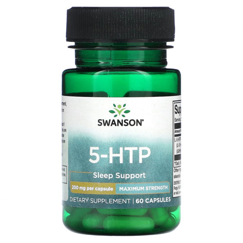  Swanson, 5-HTP, 200 , 60     -     , -, 