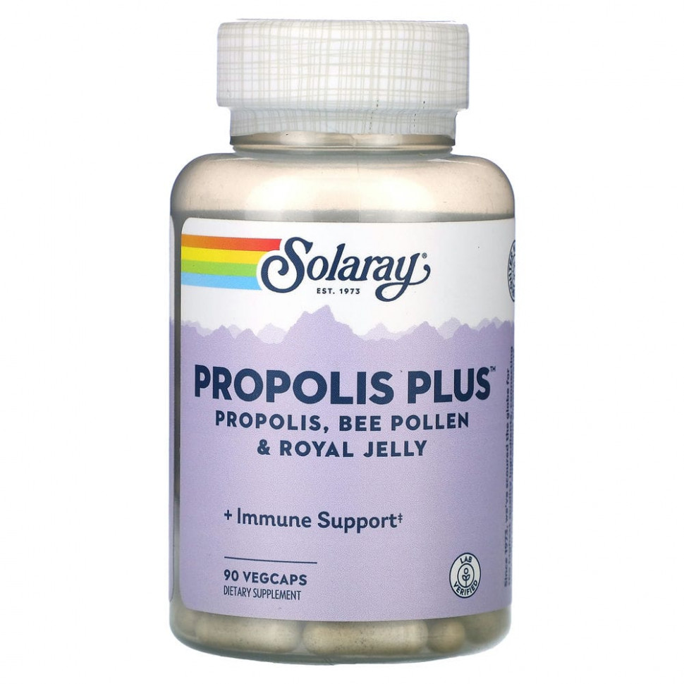  Solaray, Propolis Plus, ,     , 90      -     , -, 