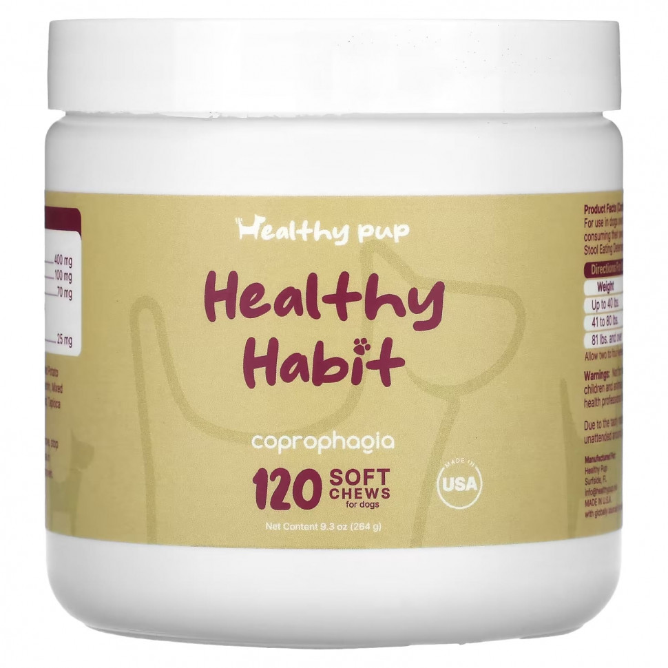  Healthy Pup, Healthy Habit,  , 120  , 284  (9,3 )    -     , -, 