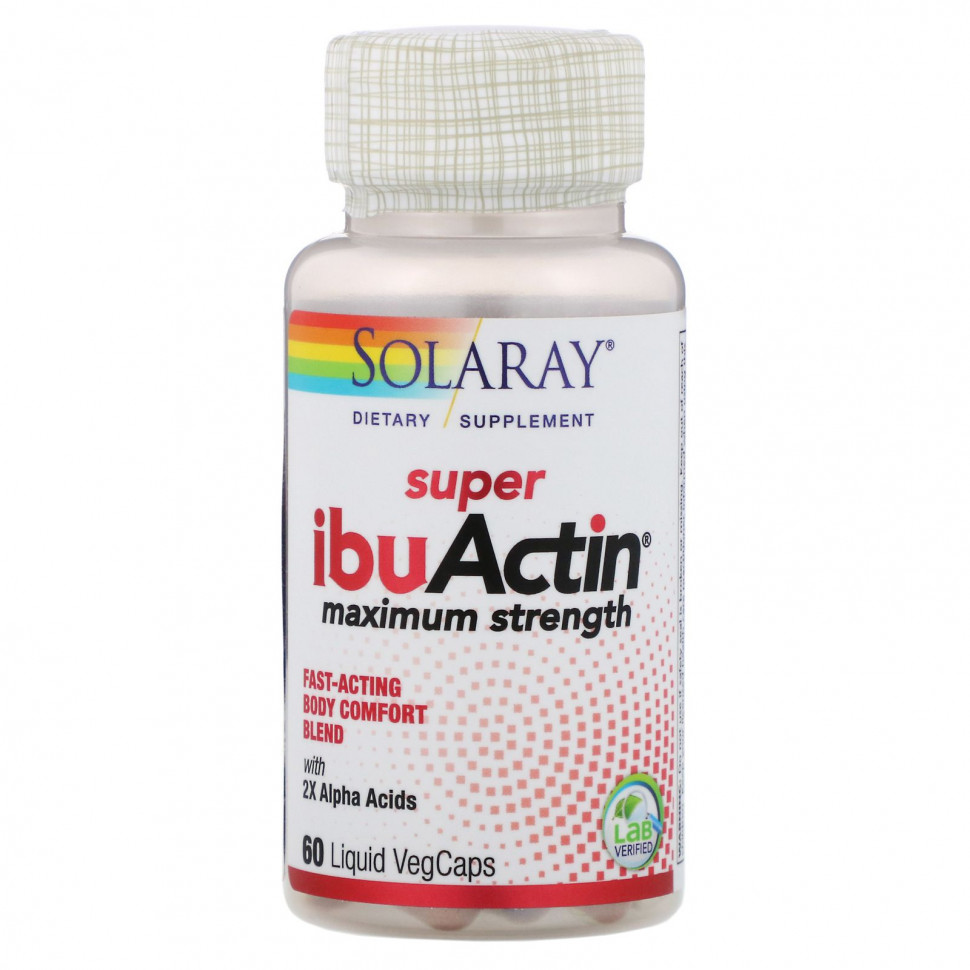  Solaray, Super IbuActin,  , 60      -     , -, 