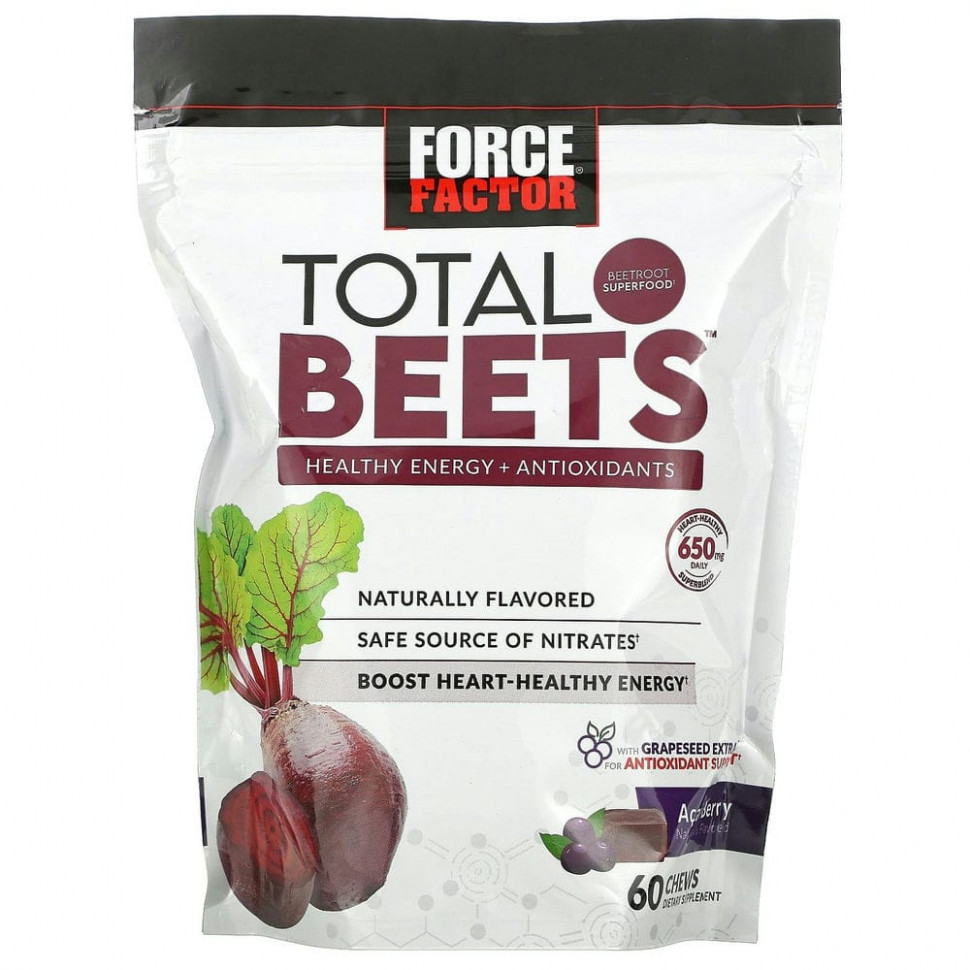  Force Factor, Total Beets,     ,    , 325 , 60      -     , -, 