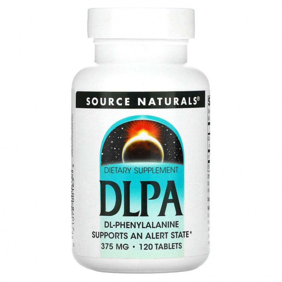  Source Naturals, DLPA, 375 , 120     -     , -, 