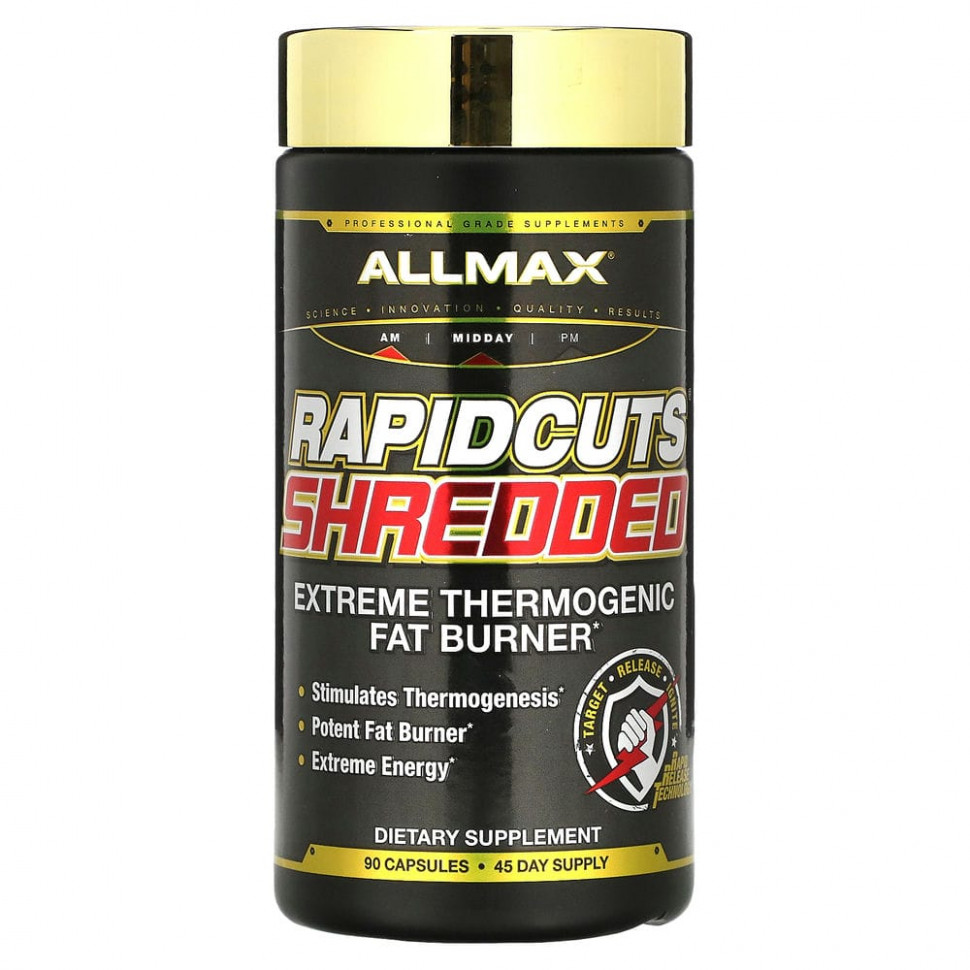  ALLMAX Nutrition, Rapidcuts Shredded,    --, 90     -     , -, 