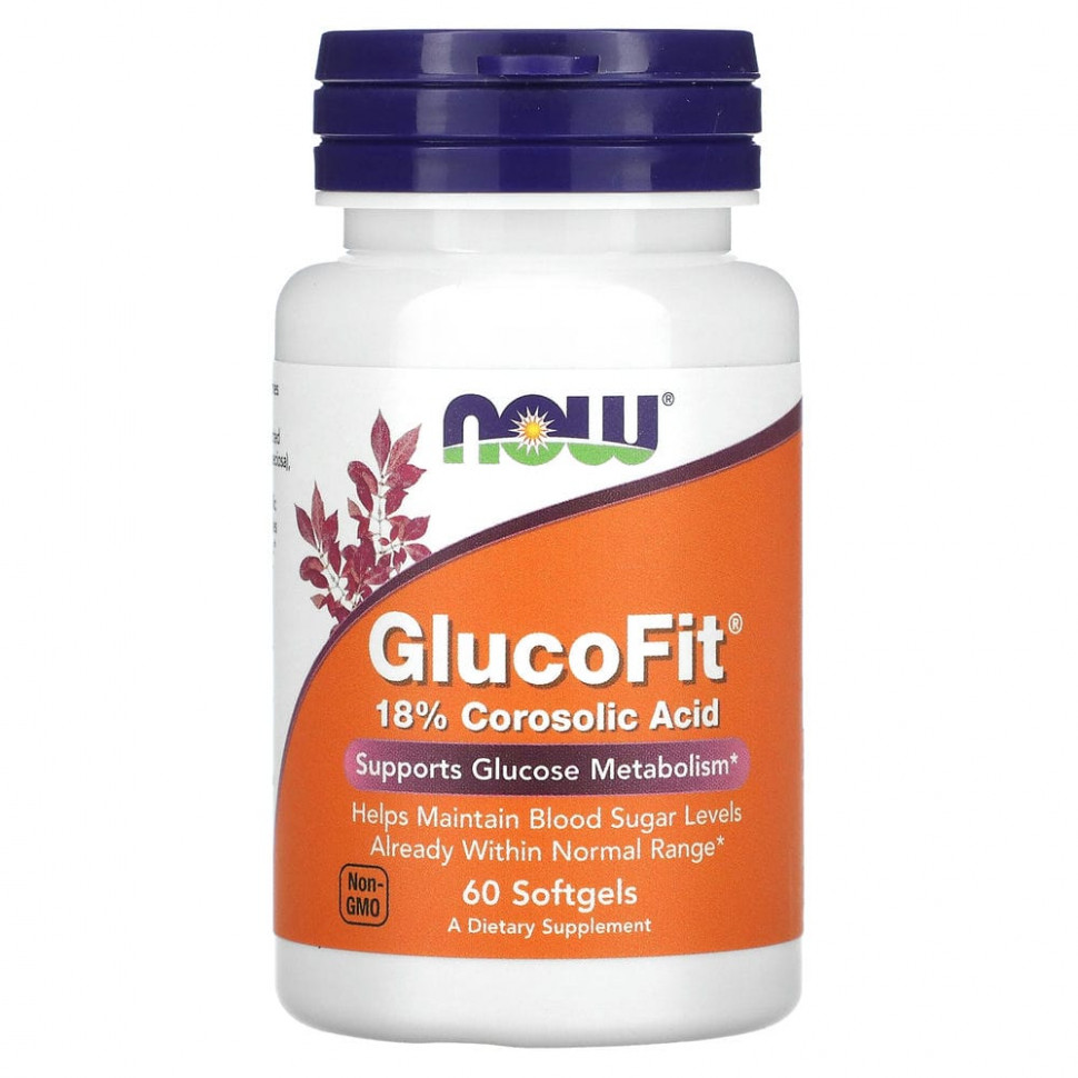 ������ ������ NOW Foods, GlucoFit, 60 ������ ����������� ������  IHerb (������) ����