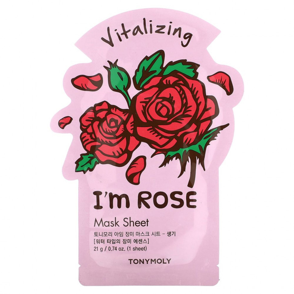  Tony Moly, I'm Rose, Vitalizing Beauty Mask,  , 1 ., 21  (0,74 )    -     , -, 