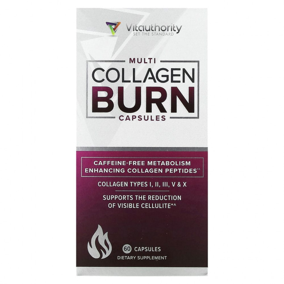   Vitauthority, Multi Collagen Burn, 60   IHerb () 