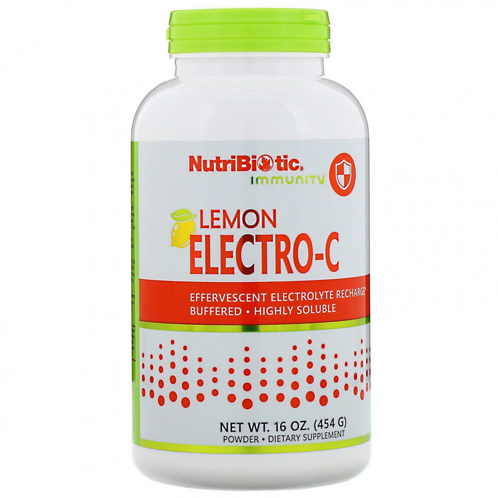 ������ ������ NutriBiotic, Immunity, �������� ������� Electro-C, 16 ����� (454 �)  IHerb (������) ����