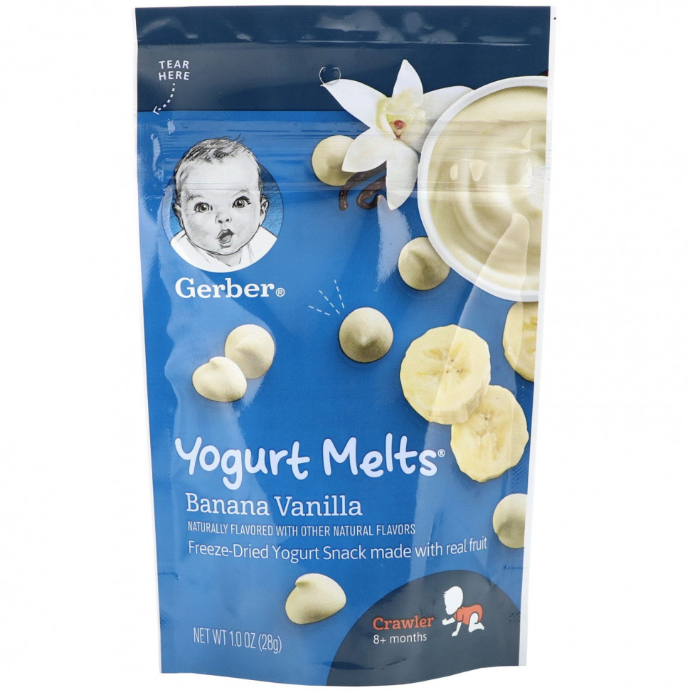  Gerber, Yogurt Melts,     8 ,   , 28  (1 )    -     , -, 