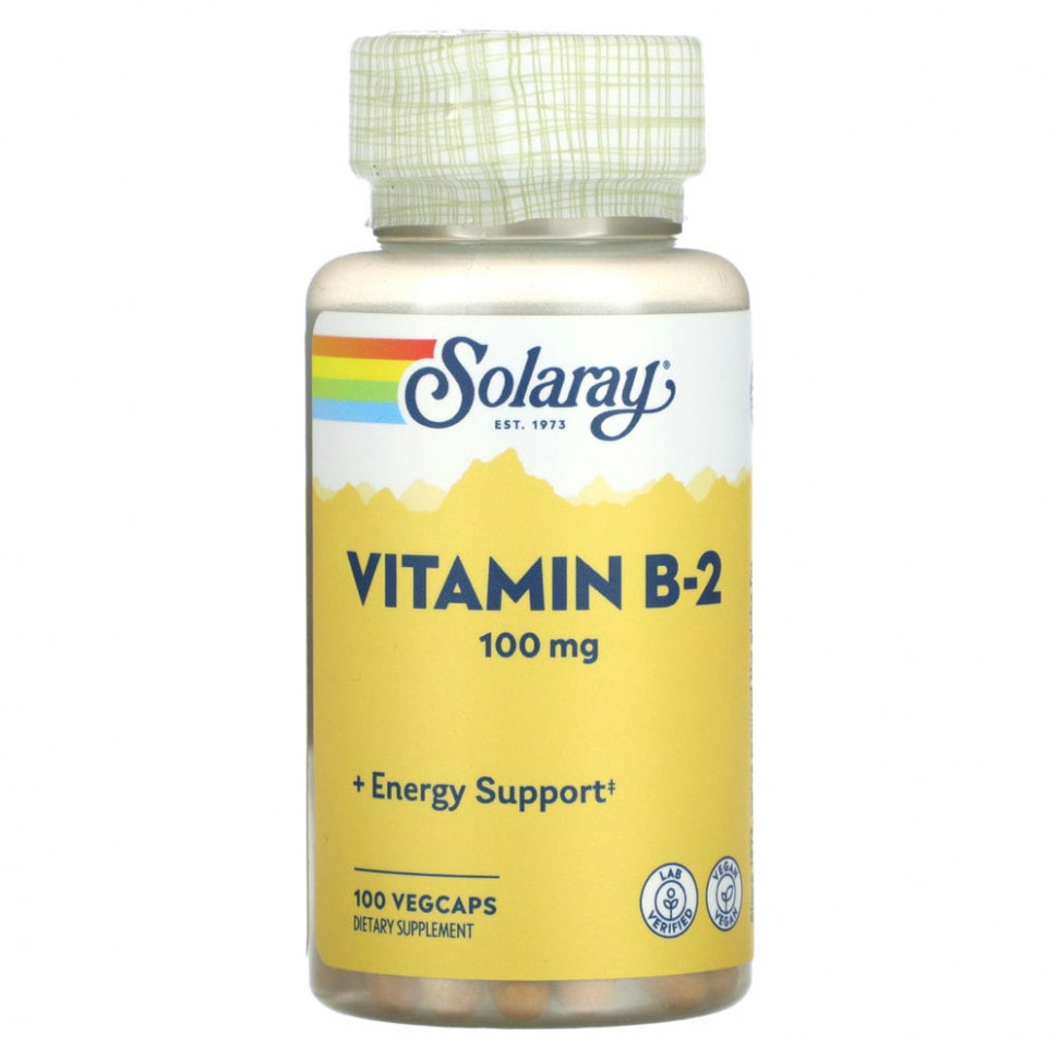  Solaray,  B2, 100 , 100 VEGCAPS    -     , -, 