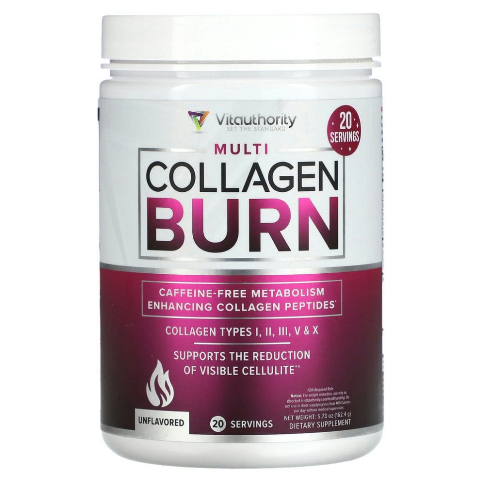   Vitauthority, Multi Collagen Burn,  , 162,4  (5,73 )  IHerb () 