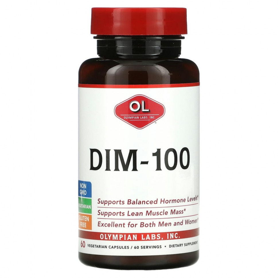  Olympian Labs, DIM-100, 60      -     , -, 