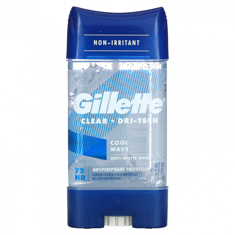 ������ ������ Gillette, Clear + Dri-Tech, �������������� � ����������, Cool Wave, 107 � (3,8 �����)  IHerb (������) ����