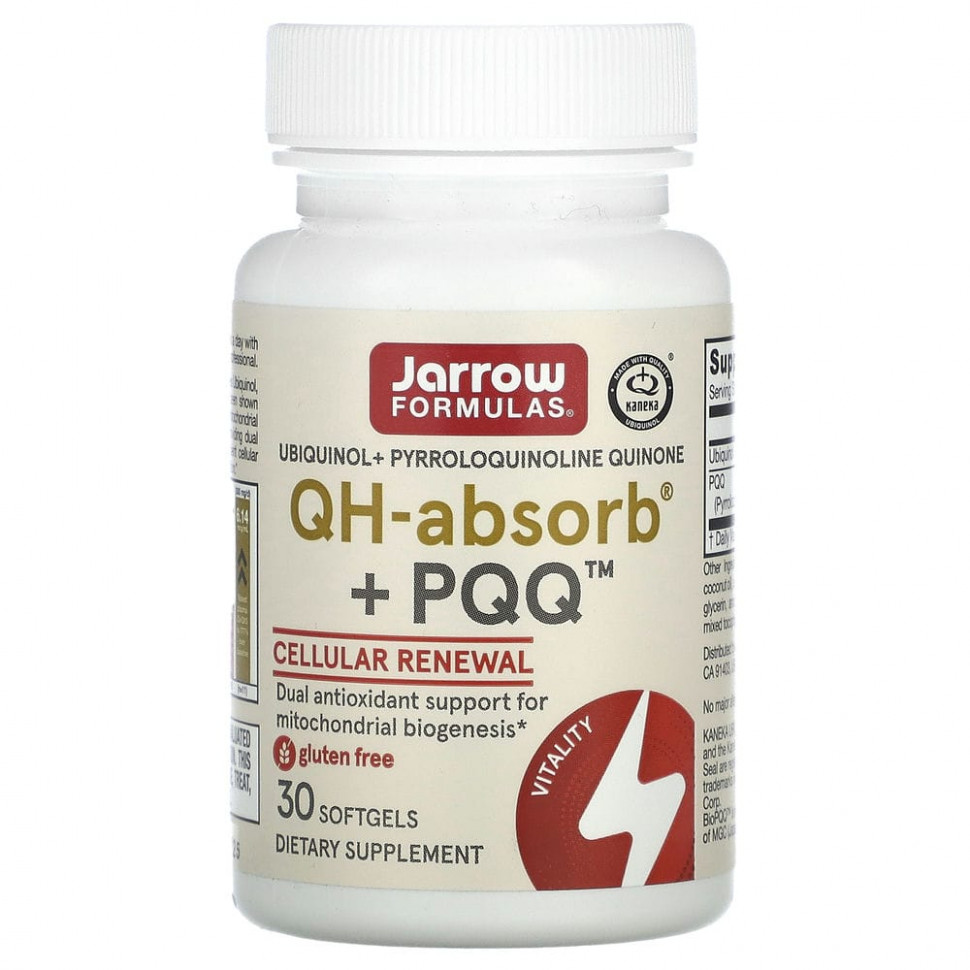 ������ ������ Jarrow Formulas, ��������, QH-Absorb � �������������������, 30 ������  IHerb (������) ����