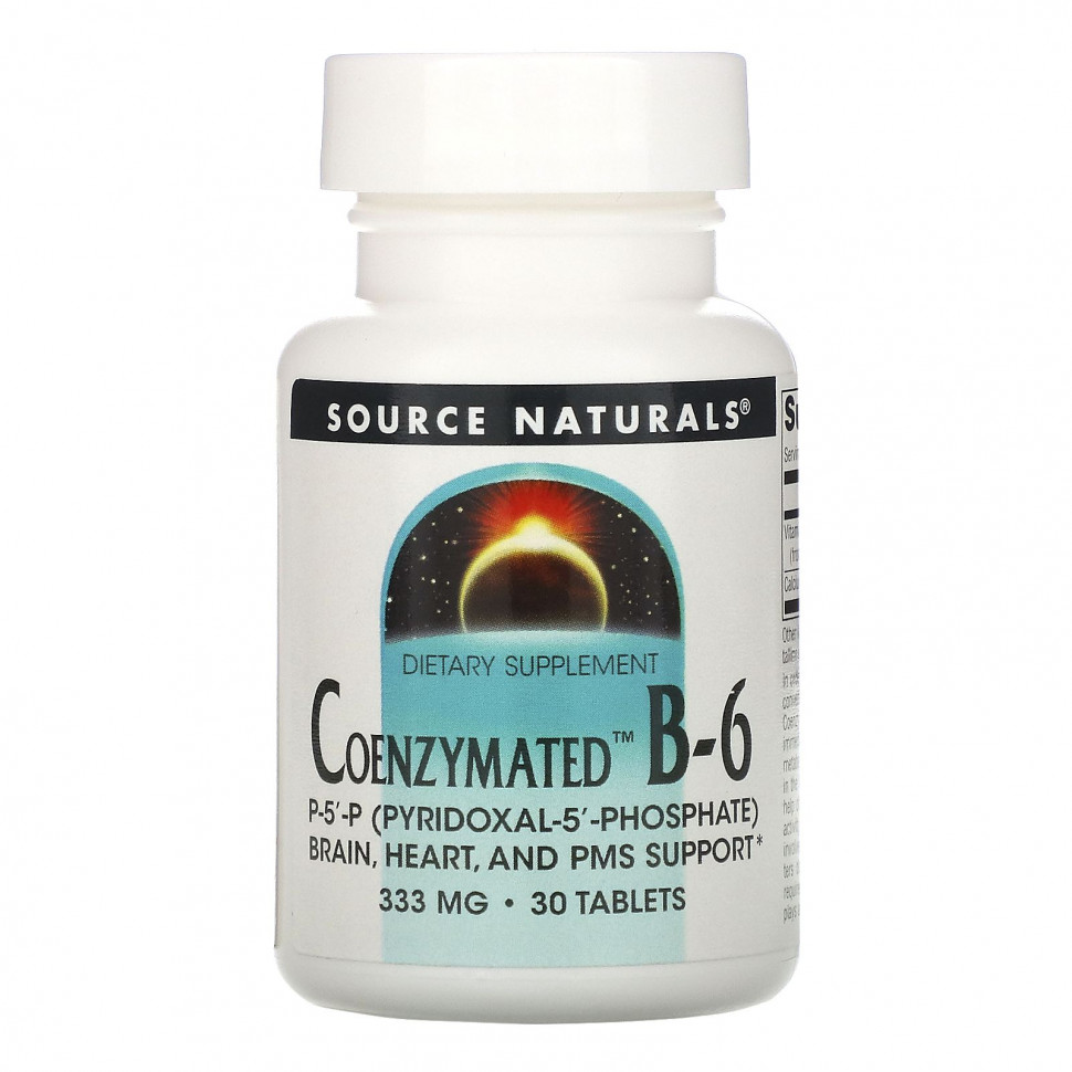  Source Naturals,   B6, 333 , 30     -     , -, 