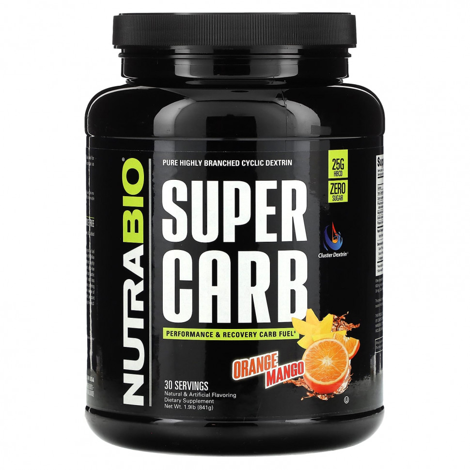  Nutrabio Labs, Super Carb,   , 841  (1,9 )    -     , -, 