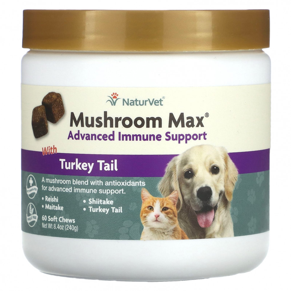  NaturVet, Mushroom Max,      ,    , 60  , 240  (8,4 )    -     , -, 