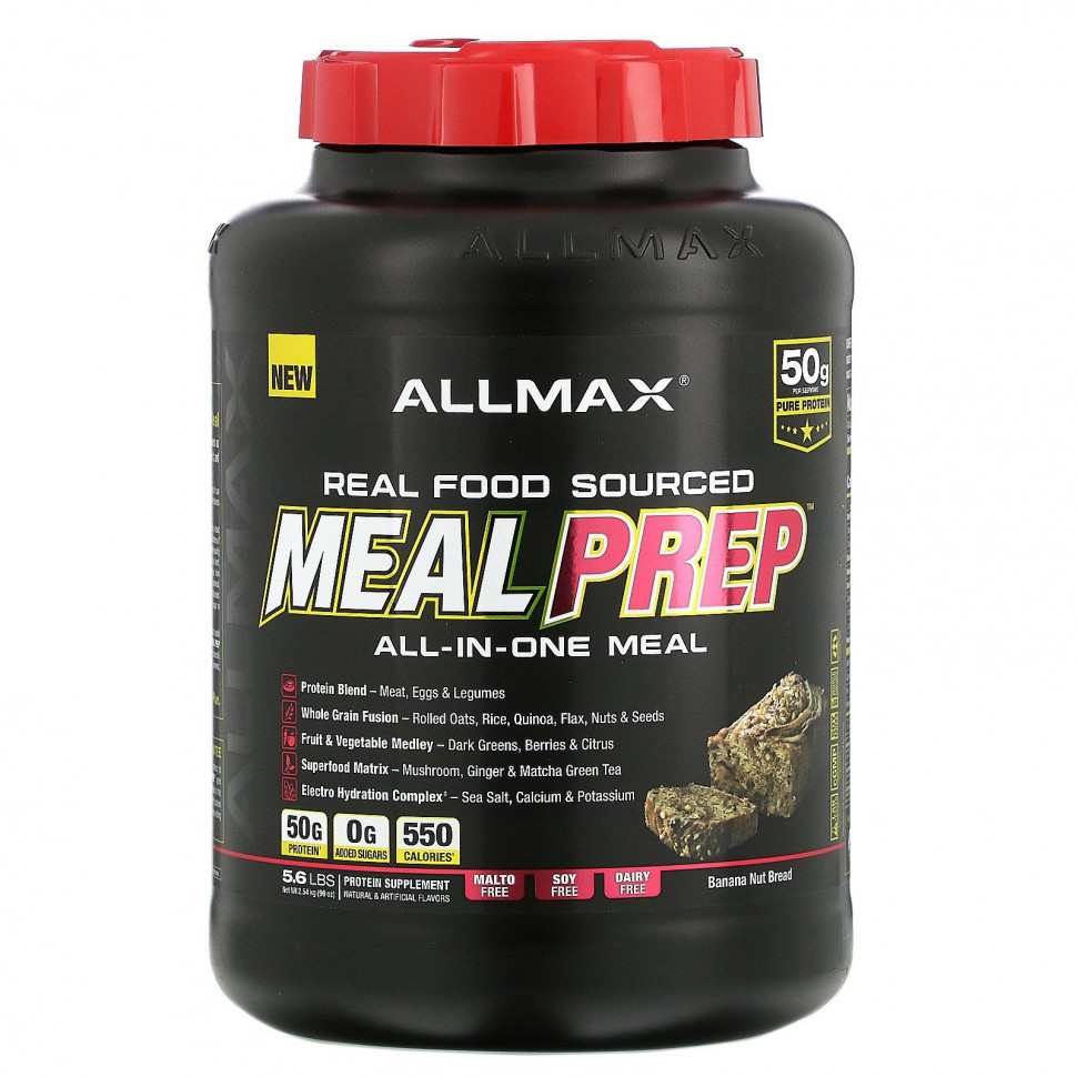  ALLMAX Nutrition, Real Food Sourced Meal Prep,  ,    , 2,54  (5,6 )    -     , -, 