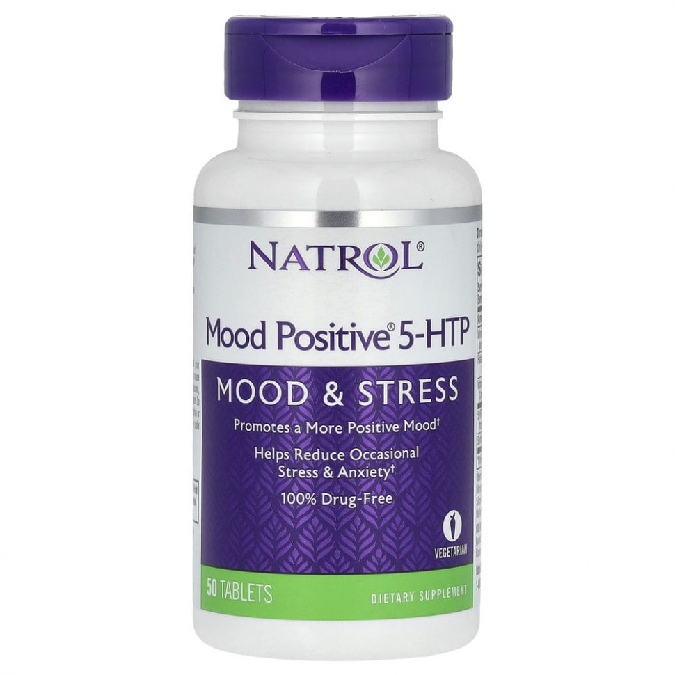  Natrol, Mood Positive 5-HTP, 50     -     , -, 