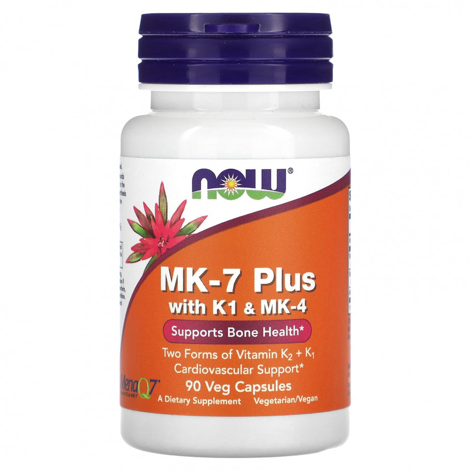  NOW Foods, MK-7 Plus  K1  MK-4, 90      -     , -, 