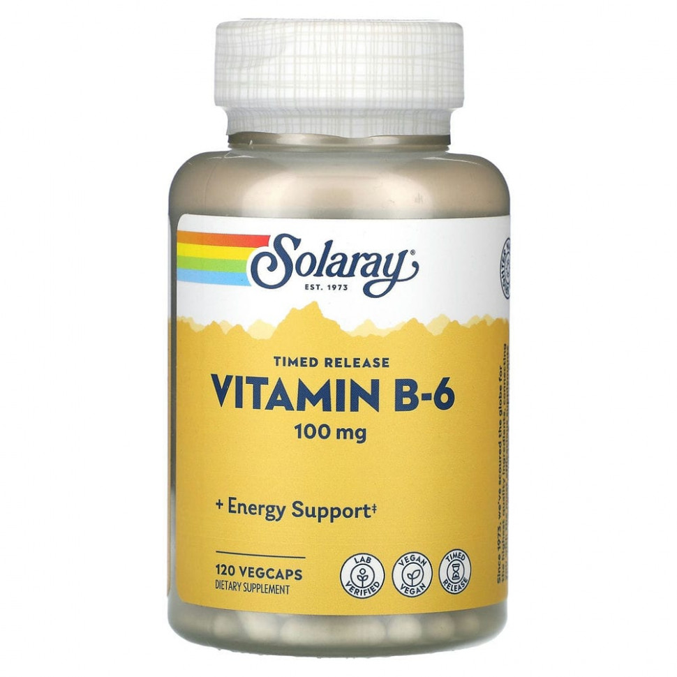  Solaray,  B6, 100 , 120      -     , -, 