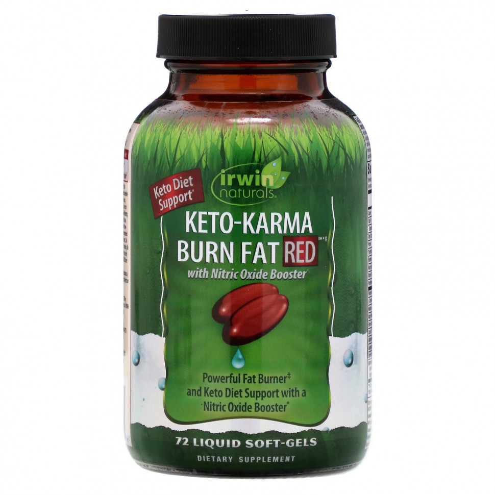 ������ ������ Irwin Naturals, Keto-Karma Burn Fat Red, 72 ����������� �������  IHerb (������) ����