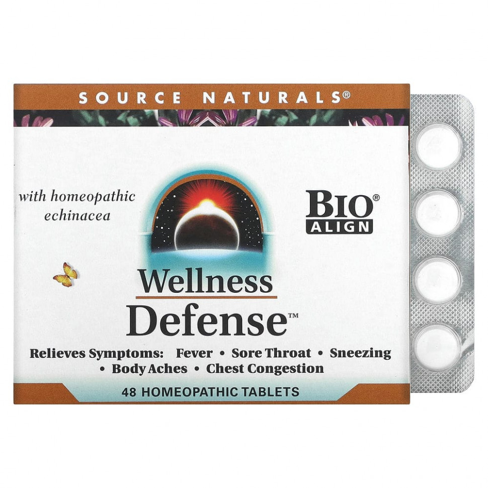 ������ ������ Source Naturals, Wellness Defense, 48 ��������������� ��������  IHerb (������) ����