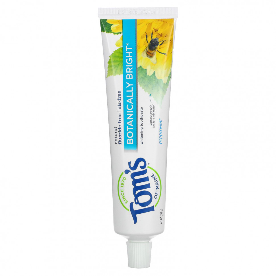  Tom's of Maine, Natural Botanically Bright Whitening Toothpaste,  ,  , 133  (4,7 )    -     , -, 