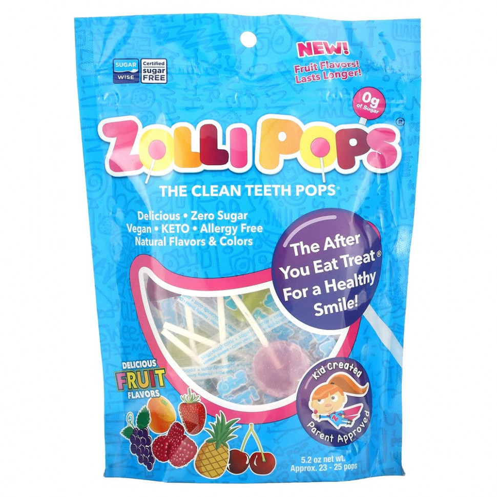  Zollipops, The Clean Teeth Pops,    , , , , , , , . 2325  ZolliPops, 147  (5,2 )    -     , -, 