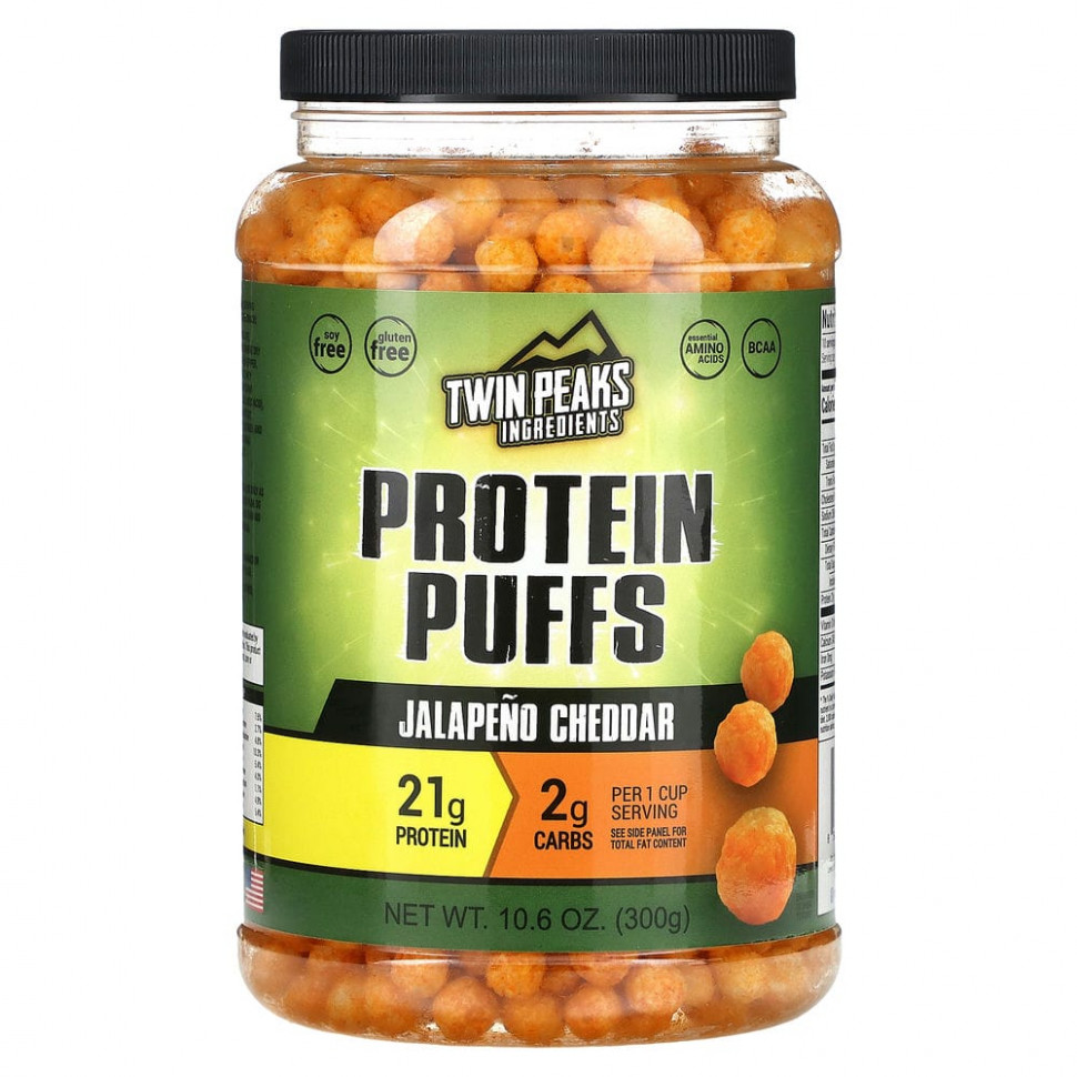 ������ ������ Twin Peaks, Protein Puffs, ��������� � ������, 300 � (10,6 �����)  IHerb (������) ����