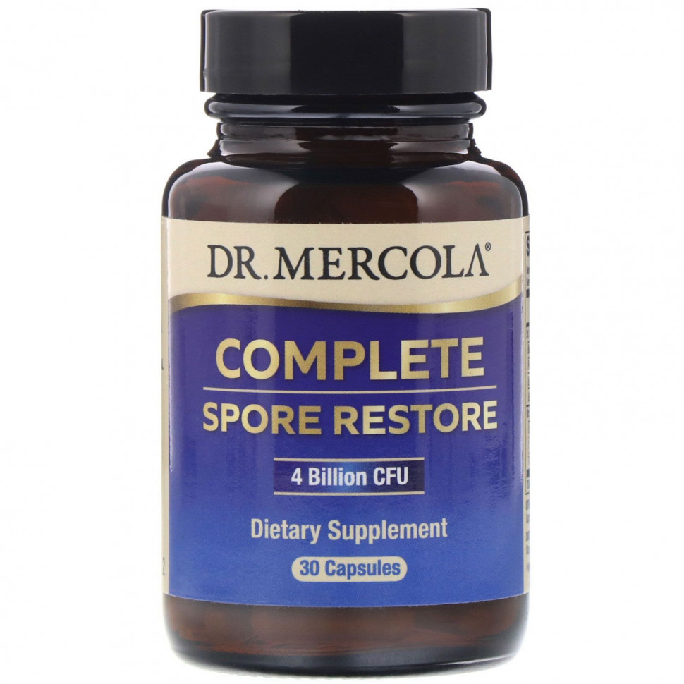 ������ ������ Dr. Mercola, Complete Spore Restore, 4 ���� ���, 30 ������  IHerb (������) ����