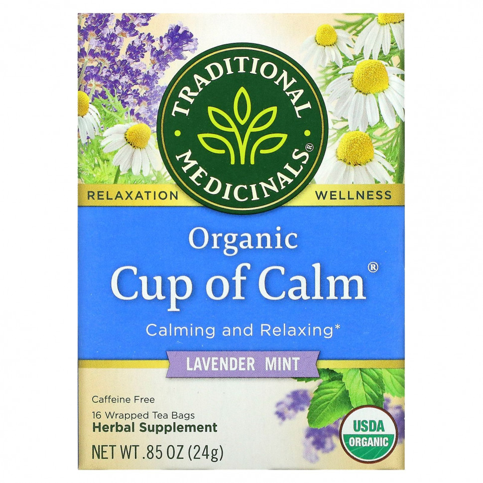  Traditional Medicinals, Organic Cup of Calm,   ,  , 16    , 24  (0,85 )    -     , -, 