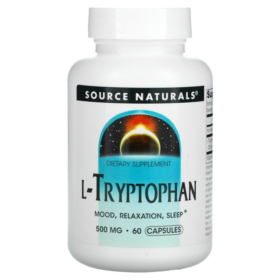  Source Naturals, L-, 500 , 60     -     , -, 