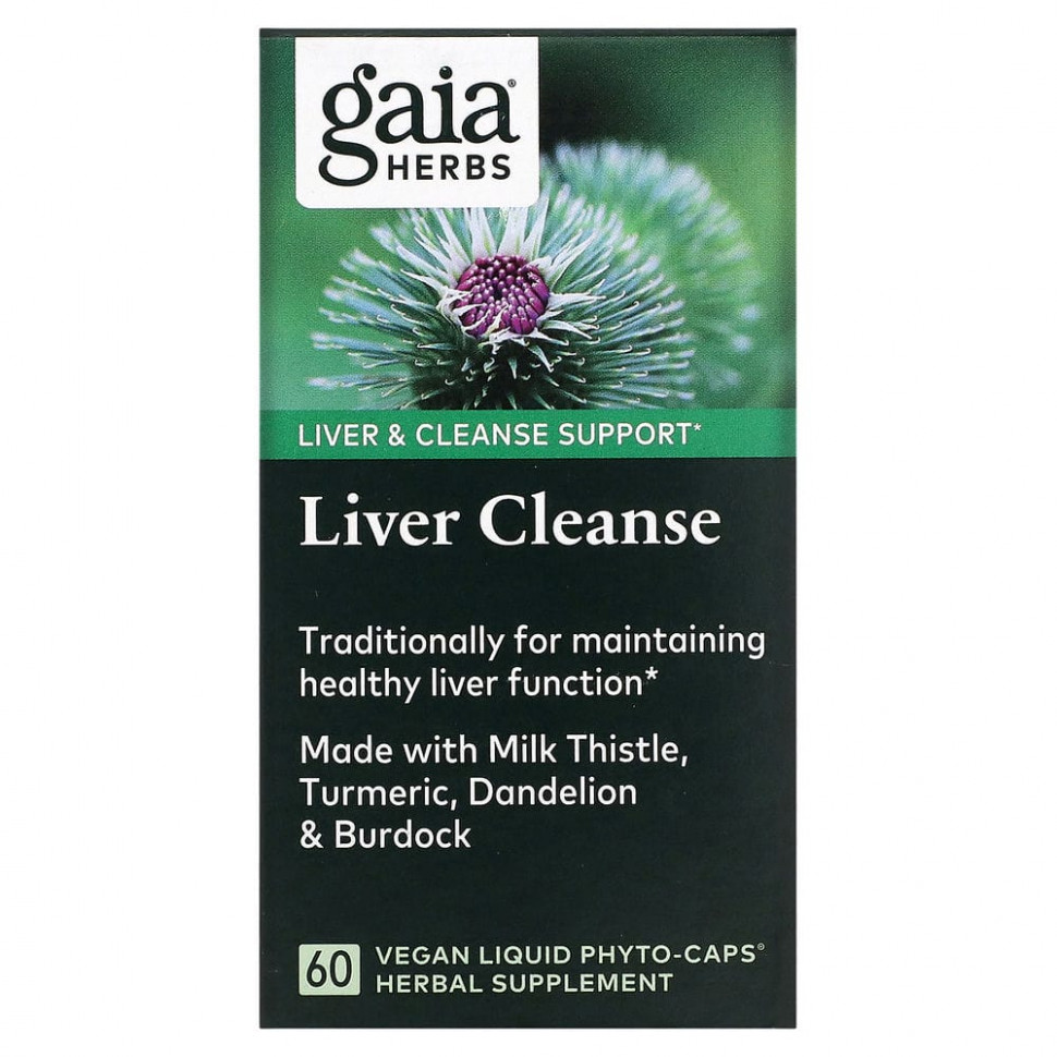 ������ ������ Gaia Herbs, Liver Cleanse, 60 �������������� ����-������ � ���������  IHerb (������) ����
