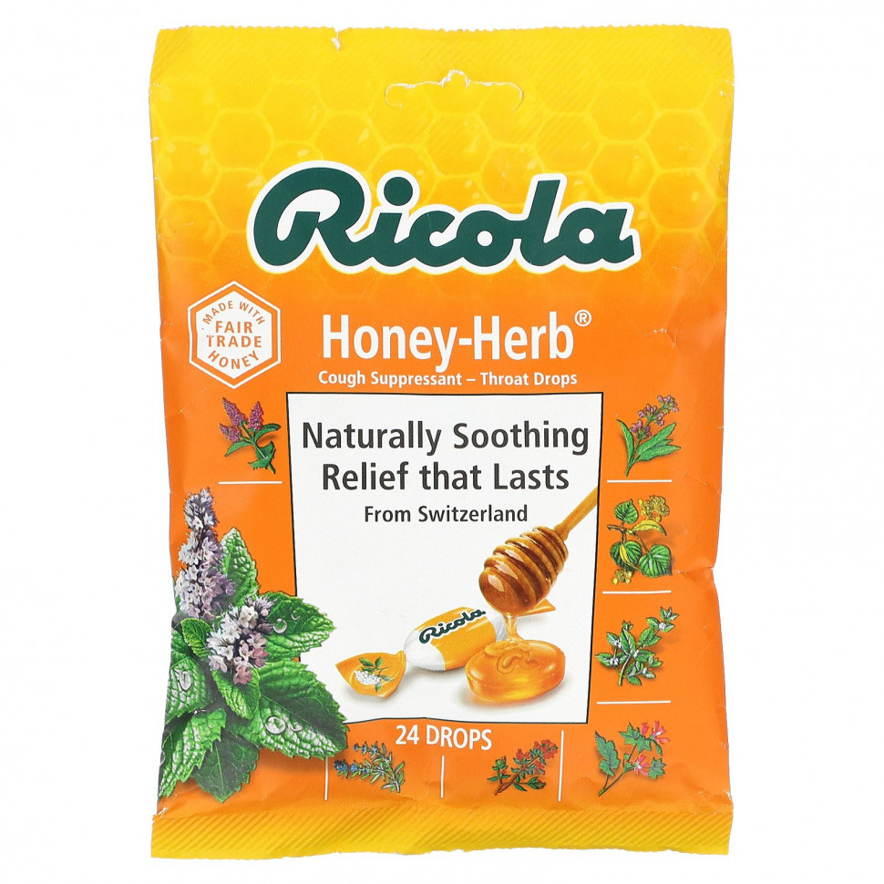 ������ ������ Ricola, ����������� ��� �� ����, 24 �����  IHerb (������) ����