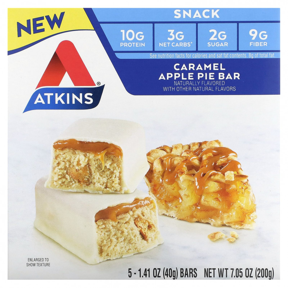 ������ ������ Atkins, Snack, �������� � ����������� � �������� �������, 5 ���������� �� 40 � (1,41 �����)  IHerb (������) ����