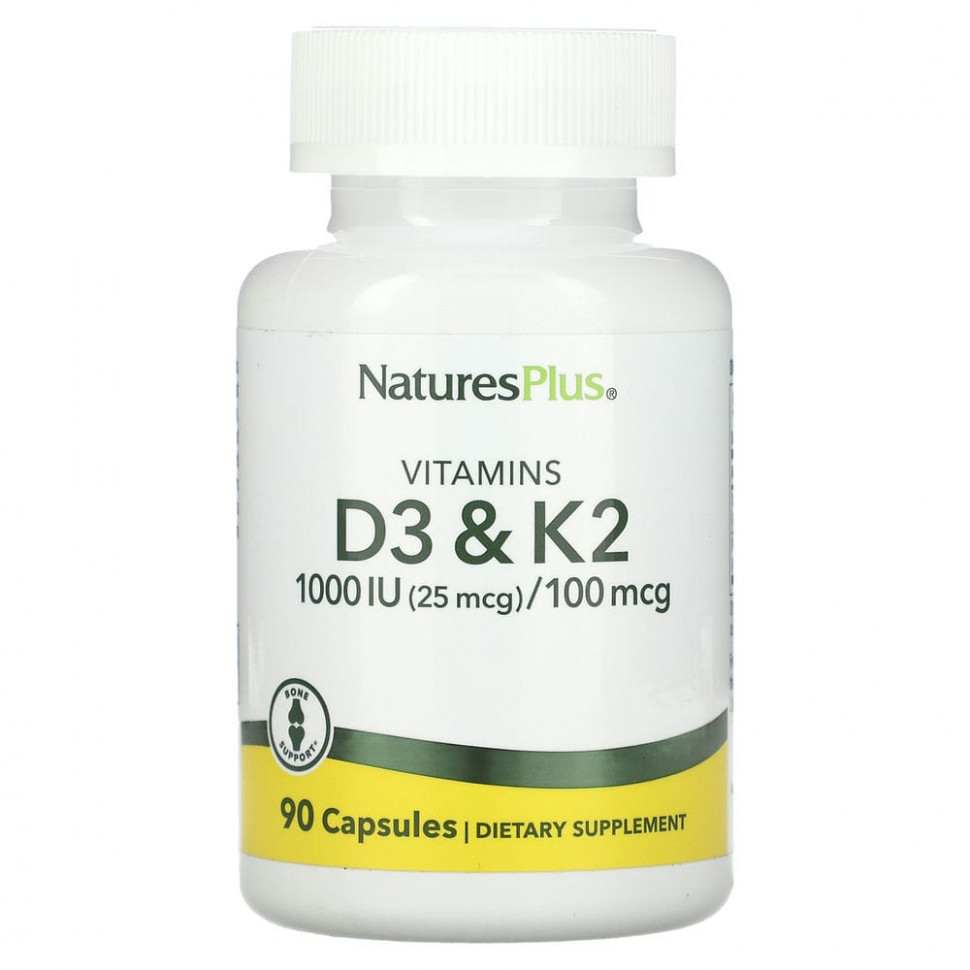  NaturesPlus,  D3   K2, 90     -     , -, 