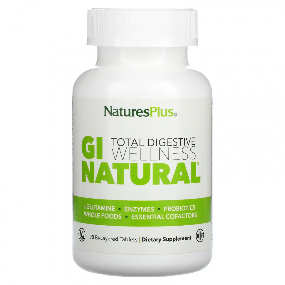  NaturesPlus, Total Digestive Wellness, GI Natural,    , 90      -     , -, 