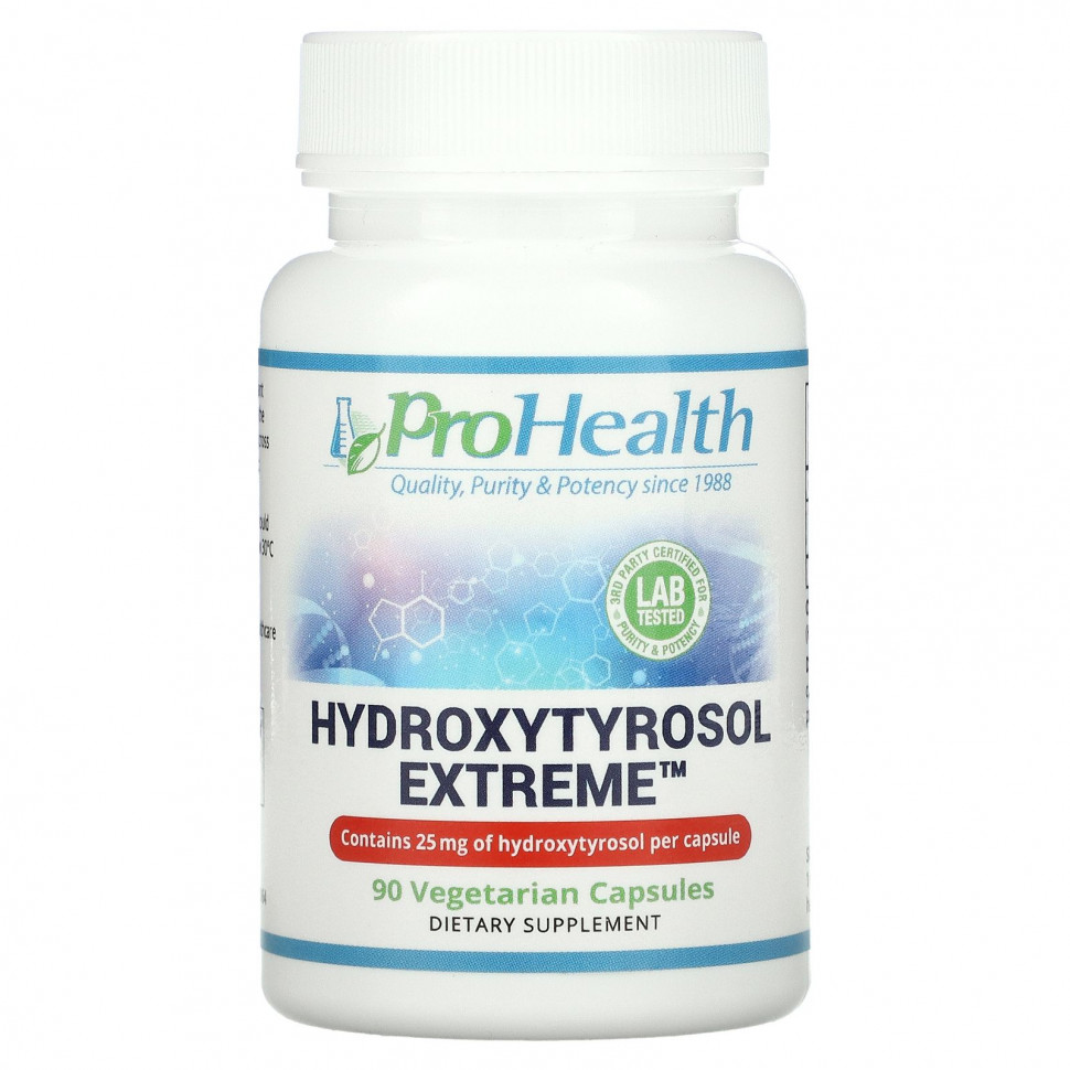 ������ ������ ProHealth Longevity, Hydroxytyrosol Extreme, 25 ��, 90 �������������� ������  IHerb (������) ����